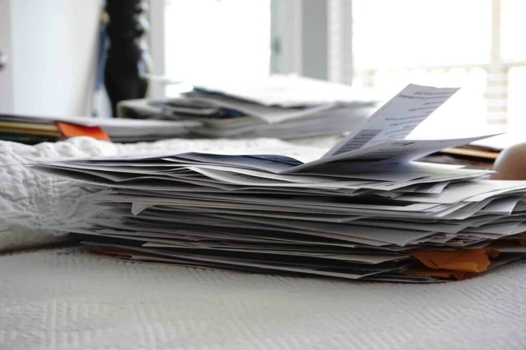 paper clutter
