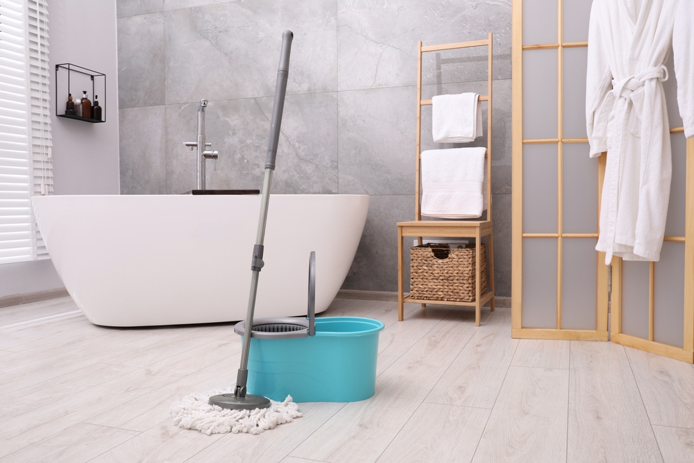 clean bathroom