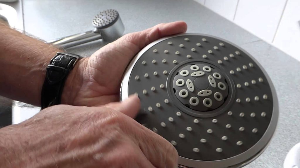 how to clean shower head