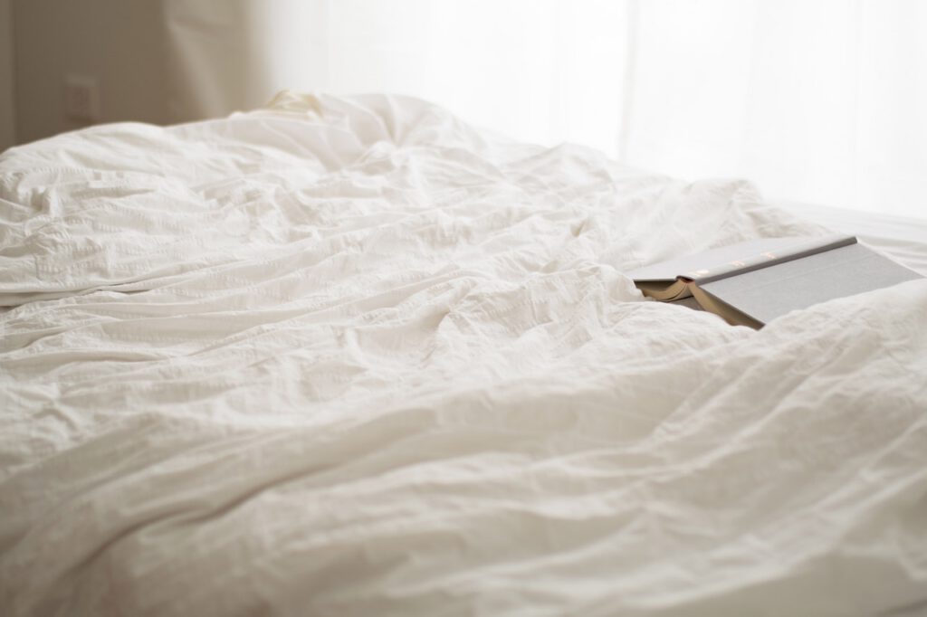 washing bed sheets