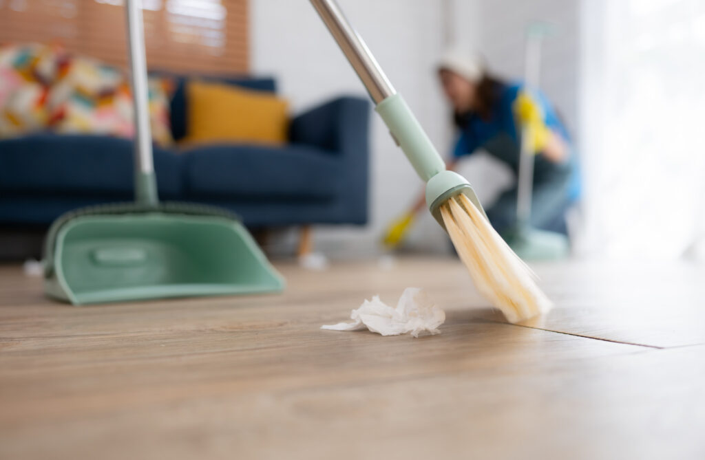 cleaning regularly