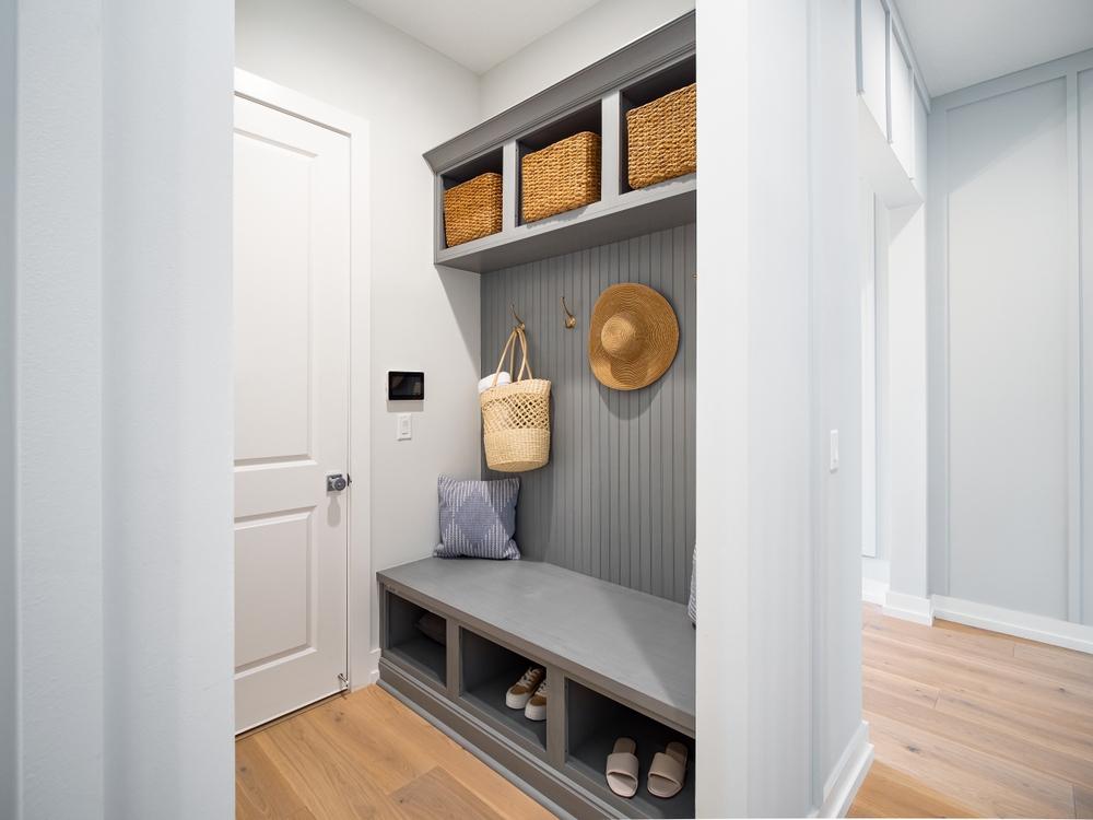 clean NYC apartment entryway